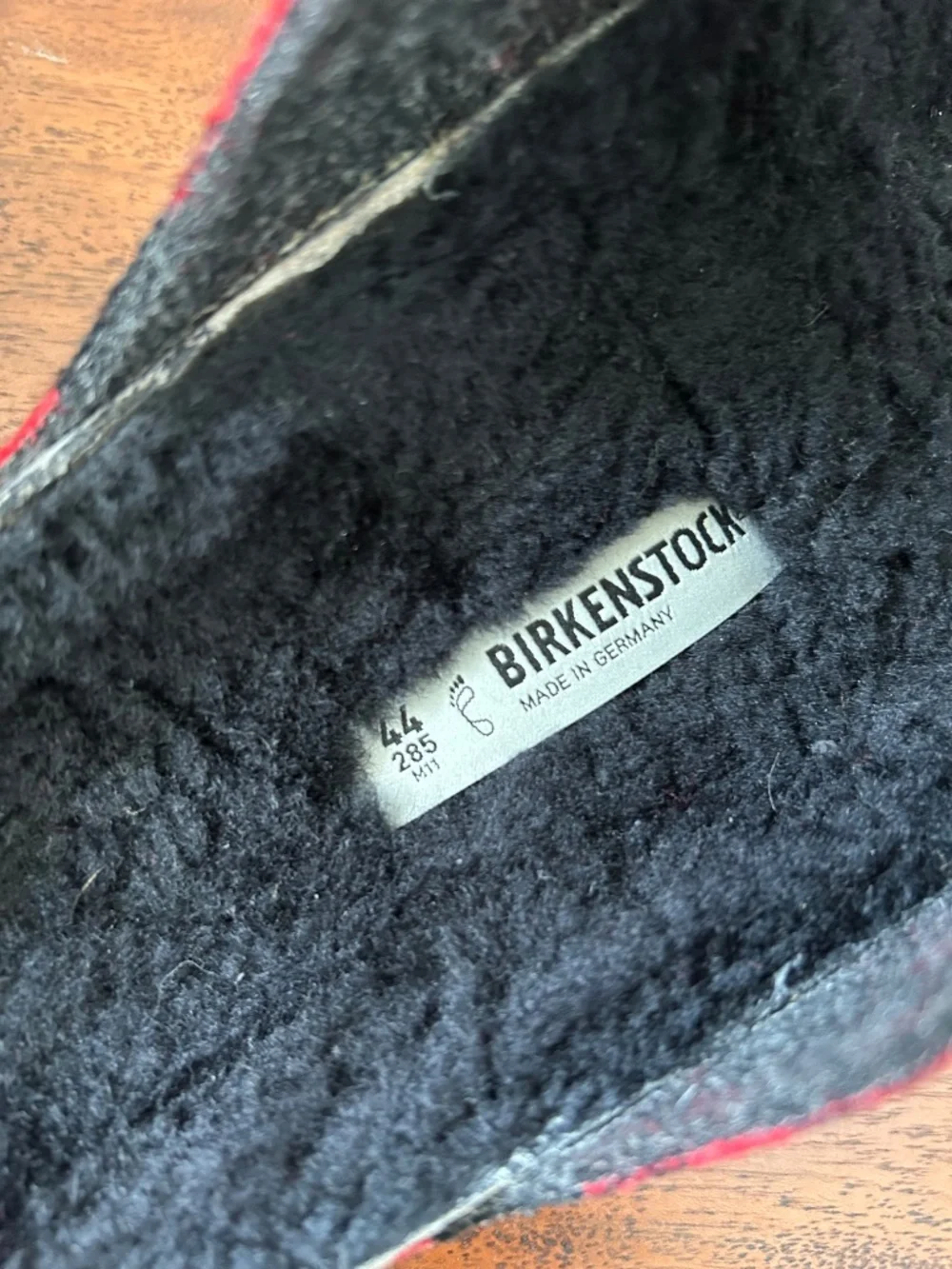 Birkenstock Arizona Shearling / wool Slides (mens 11)